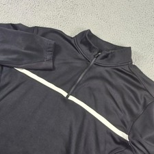 Nike Golf Performance Therma-Fit Sweatshirt Mens Medium Black Fleece Quarter Zip