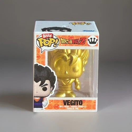 Funko Bitty Pop Gold Vegito Mini Figure Dragonball Z DBZ Anime Dragon Ball Chase