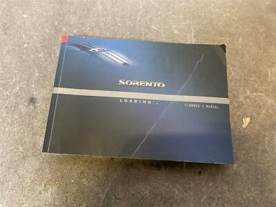 05 2005 KIA SORENTO OWNERS MANUAL / HANDBOOK / GUIDE | eBay