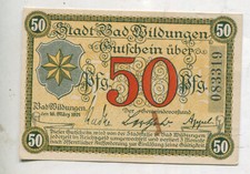 Pieniądze awaryjne: Bad Wildungen Hesja 1 sztuka (266)