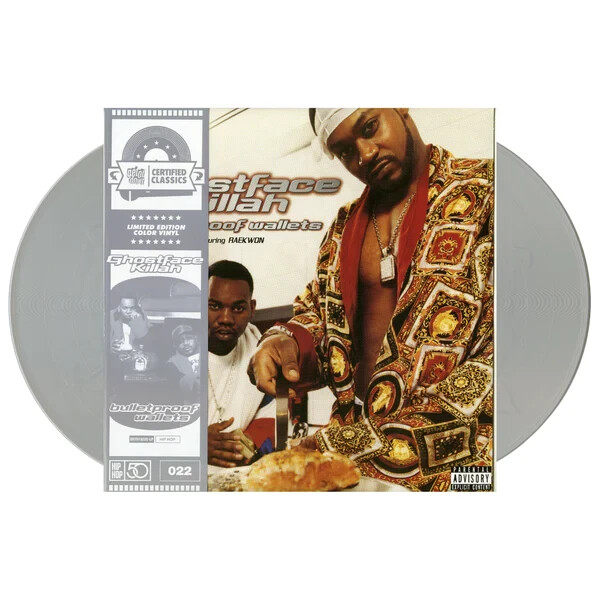 GHOSTFACE KILLAH BULLETPROOF WALLETS VINYL NEW! LIMITED SILVER LP
