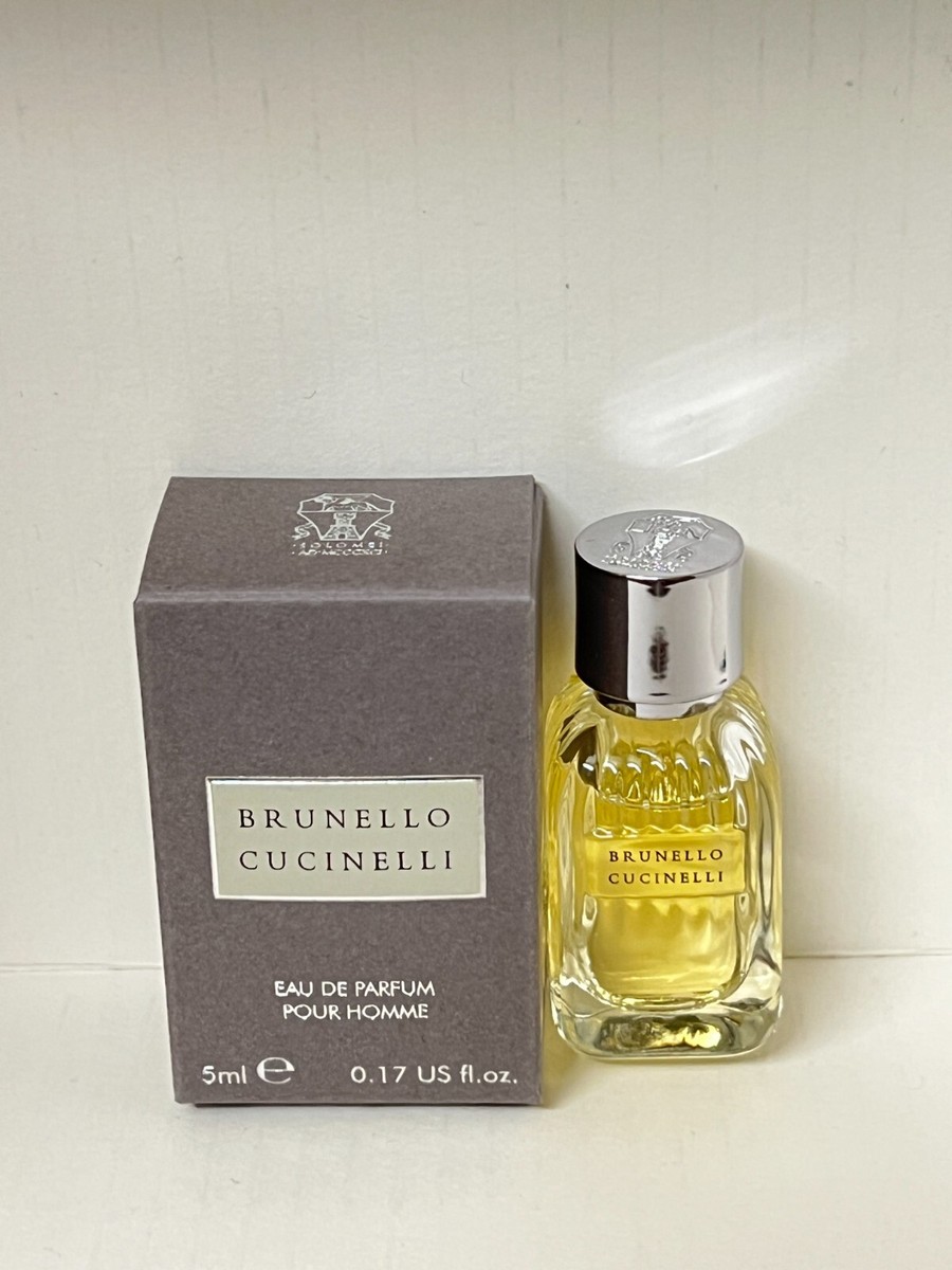 BRUNELLO CUCINELLI EAU DE PARFUM POUR HOMME DELUXES SIZE: 5ml NEW