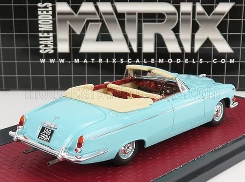wonderful modelcar 1/43 JAGUAR 420G COVENTRY CONVERTIBLE 1969 - lightblue - Picture 2 of 4