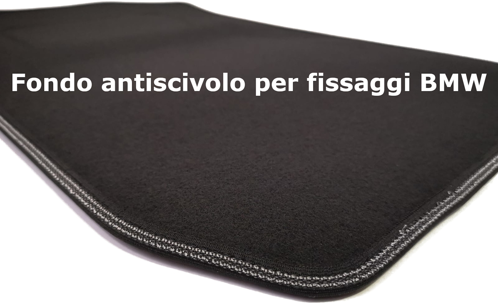 SPRINT00207 Tappeti Auto Moquette Su Misura Per Audi Q3 (8U) 2011-2018, Set Nero Con Cuciture Grigie