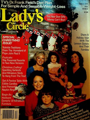 Lady's Circle Magazine December 1979 Lennon Sisters Eloise Howard Christmas