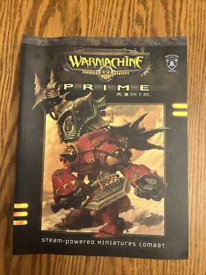 Warmachine: Prime Remix (2007, Paperback) Privateer Press Rule book