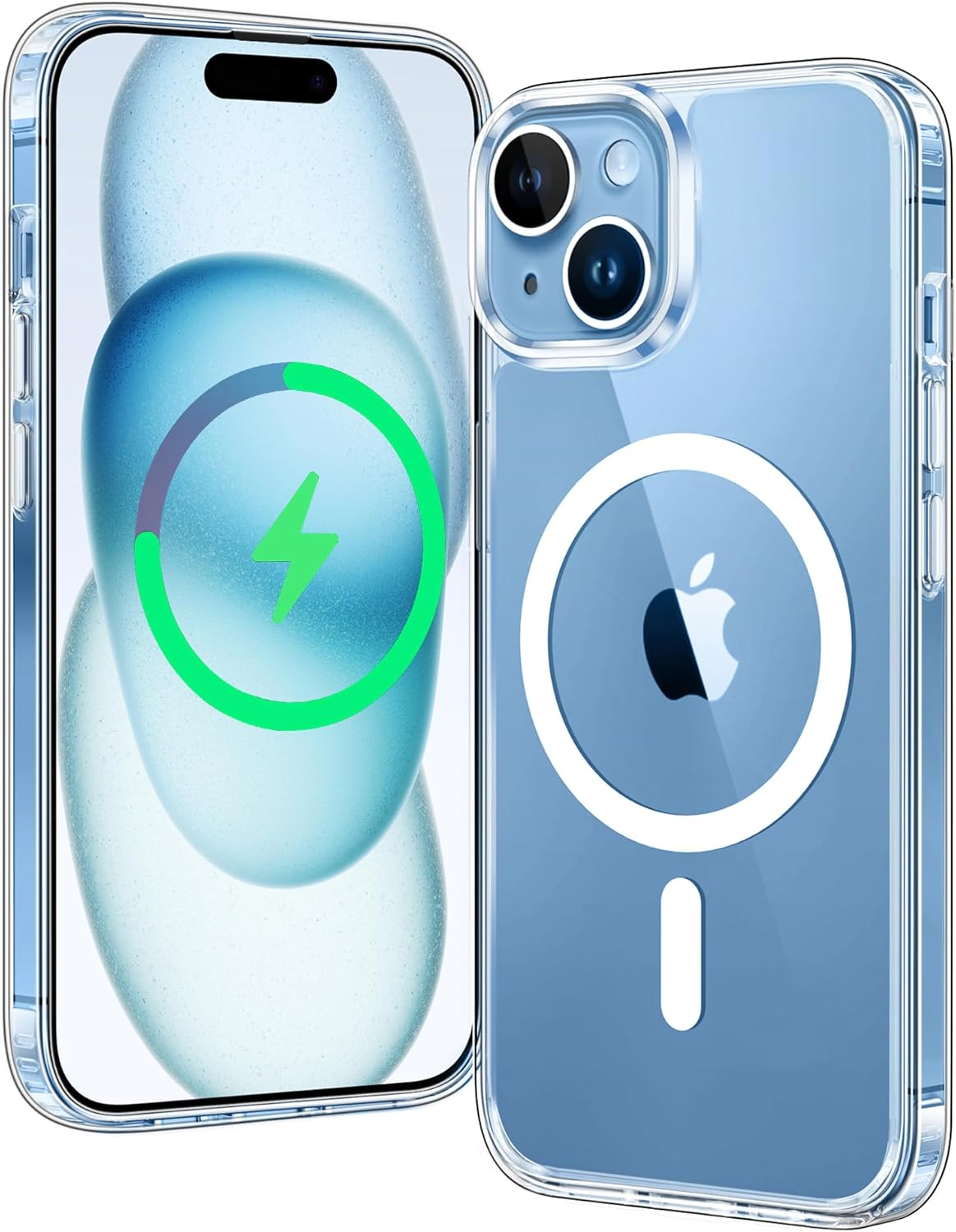 for Iphone 15 Case: Support Magnetic Charging Military Grade Drop Protection ant-image