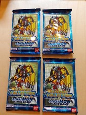 DIGIMON CLASSIC COLLECTION EX01 LOT 4 BOOSTER PACKS NEW SEALED 2016 BANDAI #2H