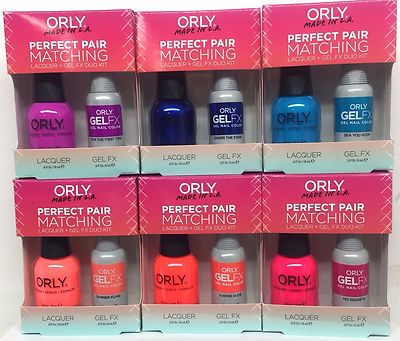 Orly Perfect Pair (Gelfx + NL) - COASTAL CRUSH - Summer '17  - Choose Any Duo