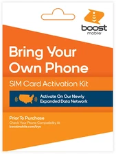 Boost Mobile Expanded Network SIM Card Activation Kit ( New Sim Cards )