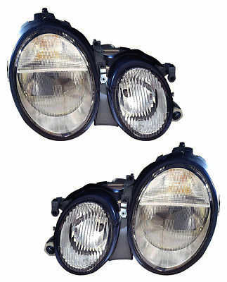 FIT MERCEDES CLK 320 430 55 1998-2003 XENON HEADLIGHTS HEAD LIGHTS LAMPS PAIR