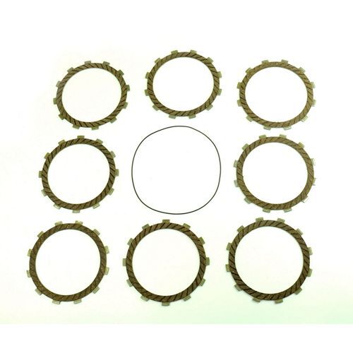 Caltric Clutch Friction Plate Kit For Suzuki DR370 PE250 RM250 SP370 (Kevlar)