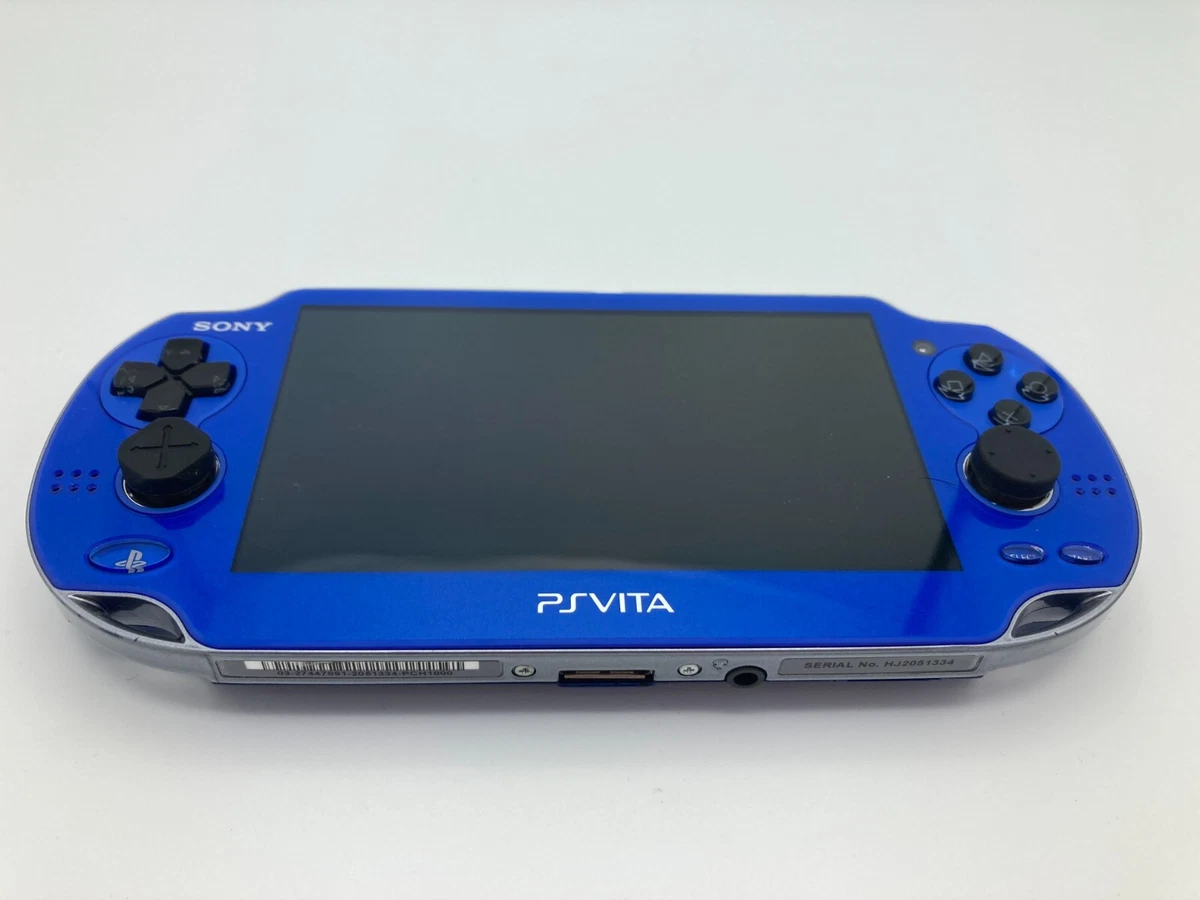 プレステーション　ヴィータ Sony PlayStation Vita NTSC-J Blue Video Game Consoles for sale | eBay