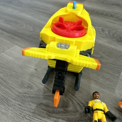 Fisher Price Imaginext Deep Sea Diver Scuba Sub Submarine With