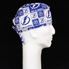 Tampa Bay Lightning All Over Theme Scrub Hat