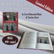 Ono Ha Itto Ryu Kenjutsu Principles, Techniques & Strategies Hardcover Book