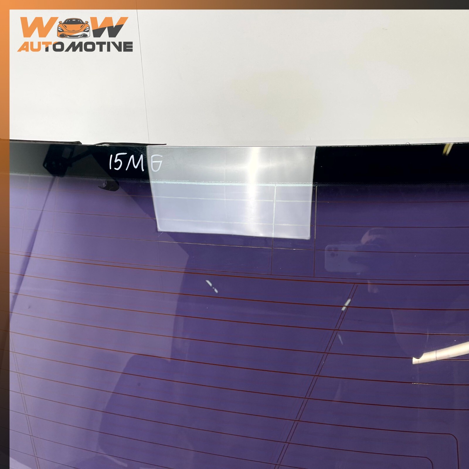 14-17 MASERATI GHIBLI REAR BACK WINDSHIELD WINDOW GLASS OEM