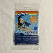 Swimways Noodle Sling Mesh Chair Lounge Chair Noodle Seat - Blue - NIP