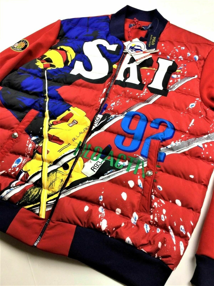 Polo Ralph Lauren Suicide Downhill Skier Ski 92 Down Jacket Polo Ralph Lauren Suicide Downhill Skier Ski 92 Down Jacket