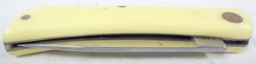 Vintage Case XX 3137 Sod Buster Jr Miniature Yellow Handle Folding Pocket Knife - Picture 5 of 12