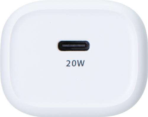 AT&T Single Port 20W Power Delivery Wall Block (USB-C) - White - Photo 4 sur 8