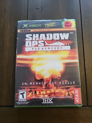 Shadow Ops: Red Mercury (Microsoft Xbox, 2004) Brand New Sealed FPS Shooter Game