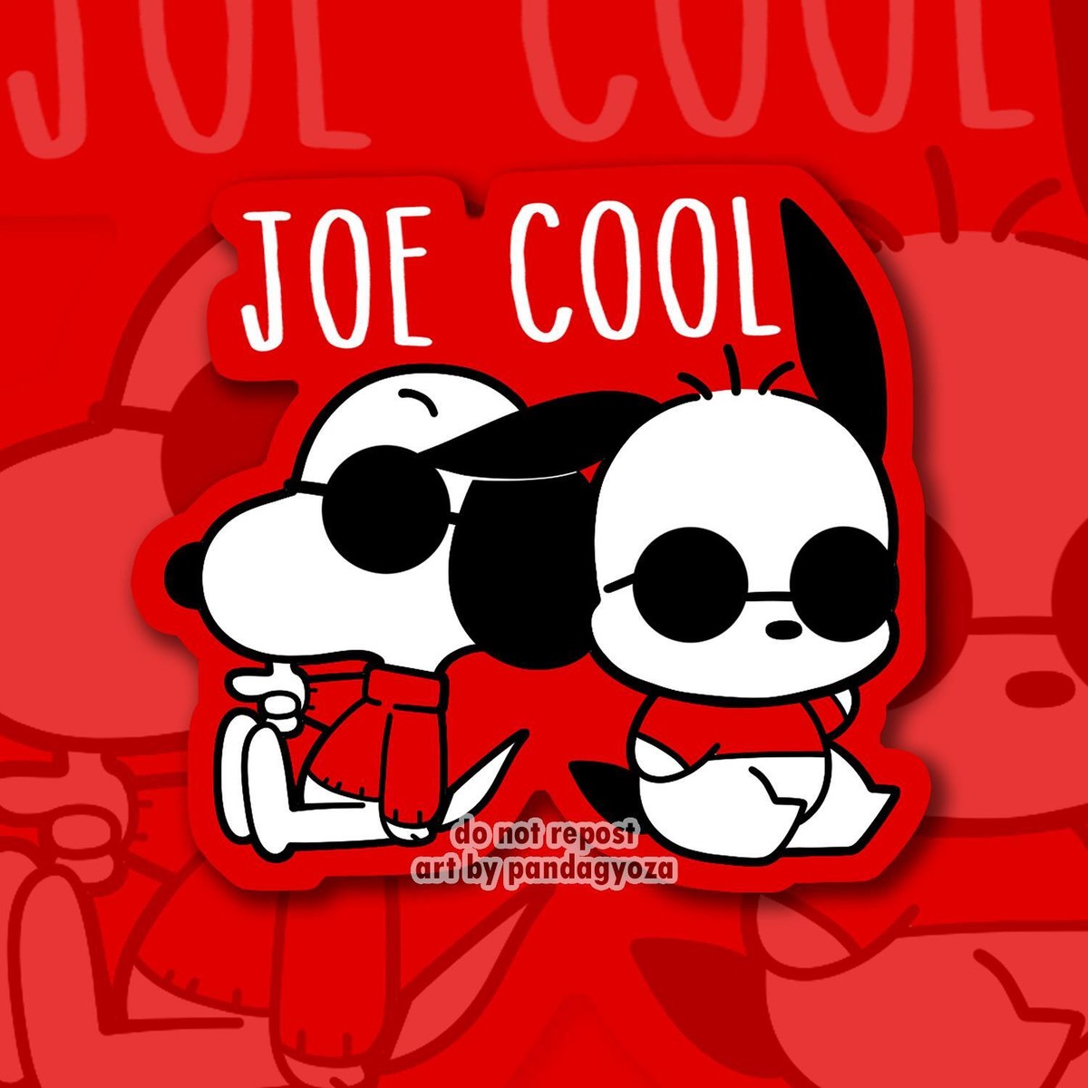 Joe Cool Home Services (Snoopy Pochacco 'JOE COOL' Sticker)