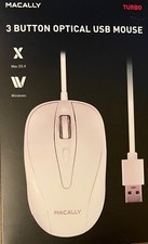 Macally 3 Button Optical USB Wired Mouse for ...