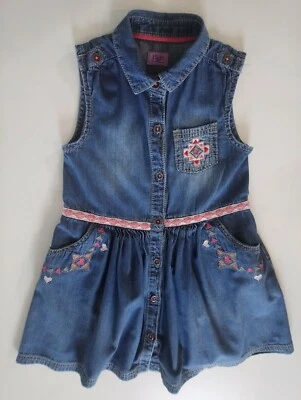 Robe sans manches "F&F" 4-5 ans - TBE - Photo 1/4