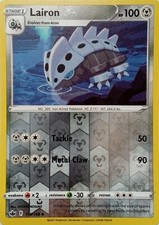 110/198 LAIRON REVERSE HOLO CHILLING REIGN POKEMON CARD