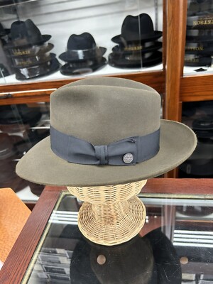 Stetson Temple 3/4 Men's Fur Felt Hat Made In The USA Sage Green