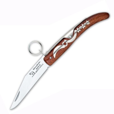 Okapi Keyring Lock Brown Folder Pocket Knife 5.5
