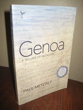 Genoa Paul Metcalf Bound Galley Uncorrected Proof 1st Edition Novel Fiction