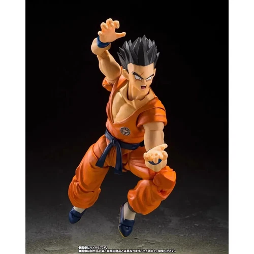 Bandai S.H. Figura de acción de juguete Figuarts Dragon Ball Z Yamcha SHF juguete en mano - Imagen 8 de 10