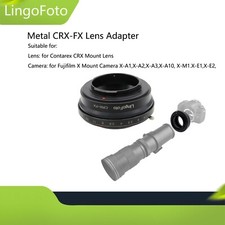 Metal CRX-FX Lens Adapter for Contarex CRX Mount Lens to for Fujifilm X-A1 X-A2