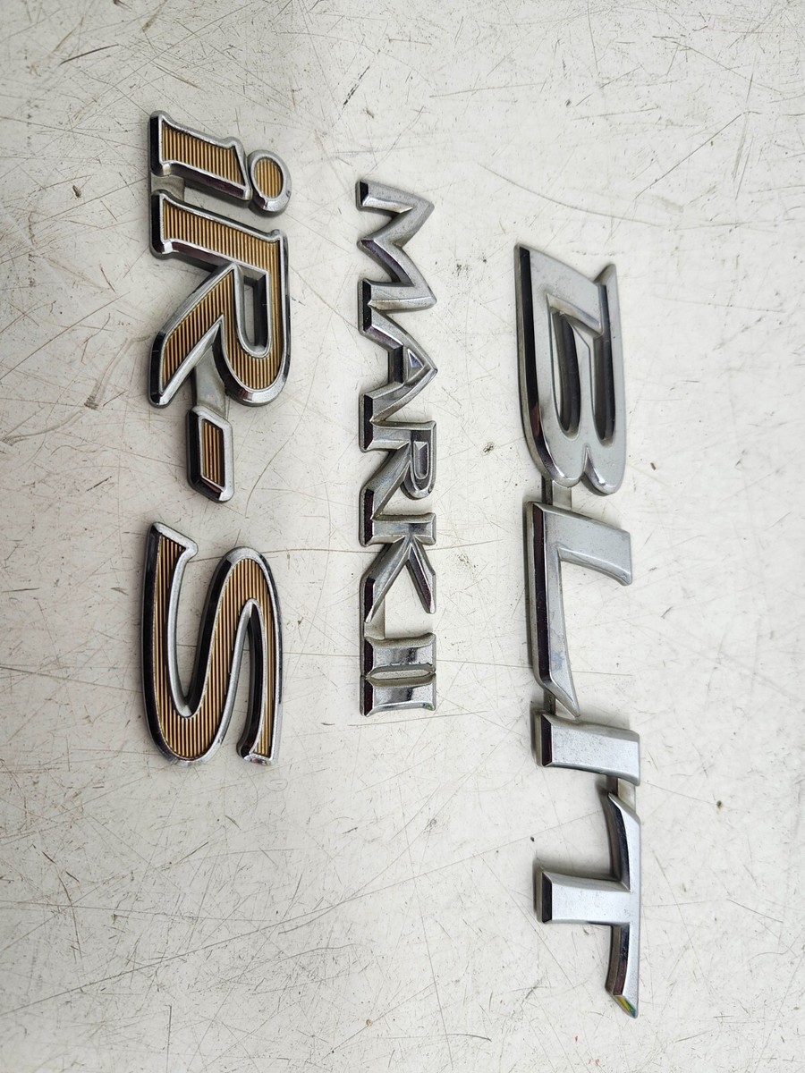 JDM TOYOTA MARK 11 MARK2 BLIT IR SET OF TRUNK EMBLEMS OEM | eBay