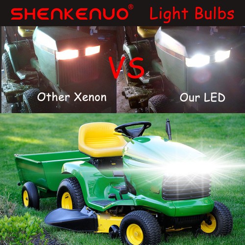 2 LED light bulbs For Kubota BX1880 BX2380 BX2680 headlights K7571-54340 6000K - Picture 2 of 15