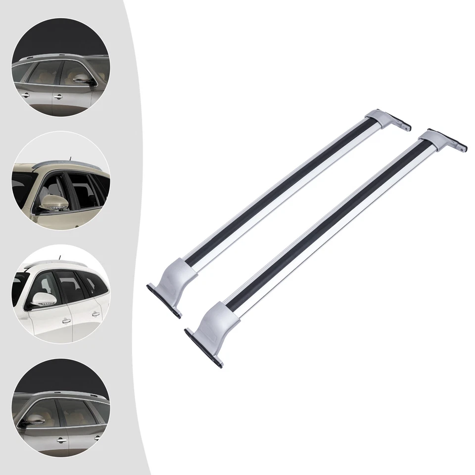 Roof Rack Cross Bar For 2009-2016 Buick Enclave Luggage Baggage Cargo Carrier Foto 3 de 4