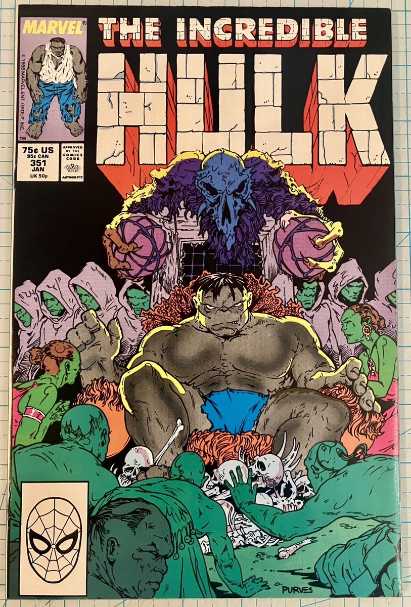 アメコミ MarvelTheIncredibleHulkGammaCrossBow Incredible Hulk #351 NM Jeff Purves Cover 1989 Marvel Comics