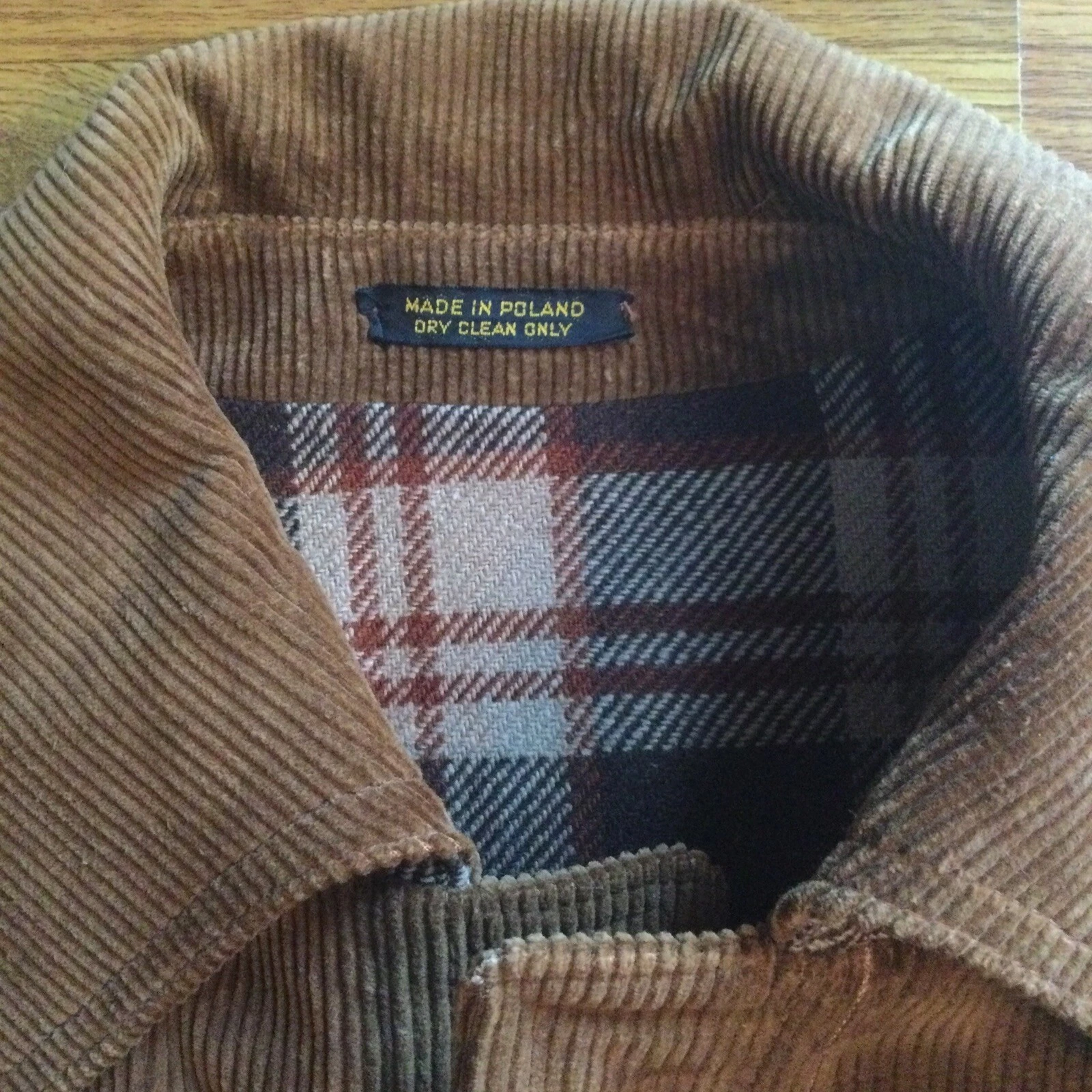NWT Vintage 70s Brad Whitney Wide Corduroy Jacket Brown W/Belt RARE NEW!! - product detail image 5
