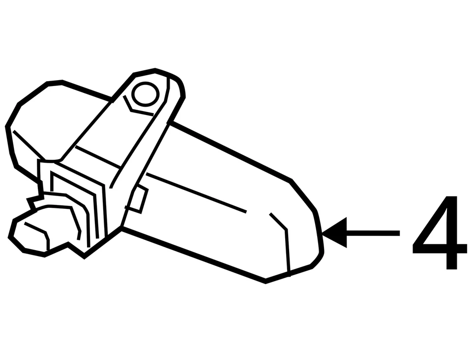 2016-2017 JAGUAR XJ OEM INTERIOR REAR VIEW MIRROR W/ AUTO & GARAGE OPENER 04873 - Изображение 4 из 4