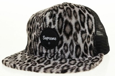 帽子 Supreme Leopard Mesh cap 5-Panel Supreme 20Ss Leopard Mesh Back 5-Panel Black Cap Hat | eBay