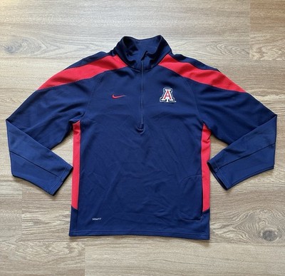 Vintage Arizona Wildcats Nike Elite Dri-Fit 1/4 Zip Pullover Warmup - Men's S