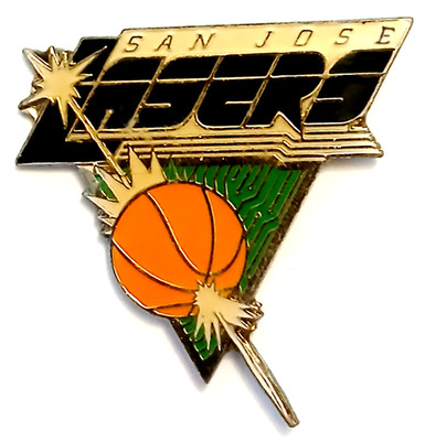 Lasers Pins San Jose Lasers Logo Pin ABL Womens Basketball Collector ABL Pin