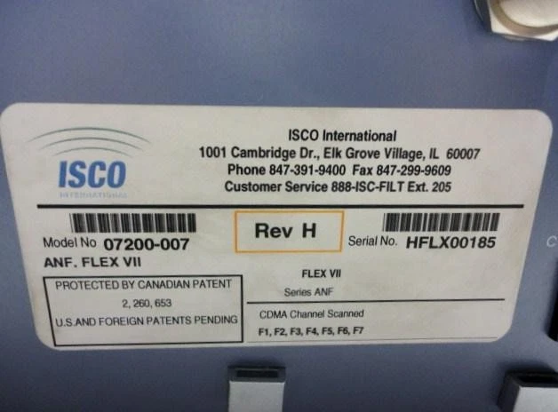 ISCO INTERNATIONAL 07200-007 REV H SERIES ANF FLEX VII MODULE W/POW.SUPP. T16174 - Image 4 of 4