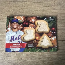 2025 Topps Player Holiday Shaped Relic Juan Soto 25/49