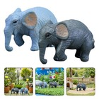  12 Pcs Elefant Party Decoration Small Animal Figurines Elephants Ornament