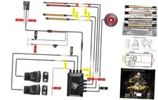 Universal ATV UTV SXS Sequential Turn Signal Light Kit,Street Legal Kit with