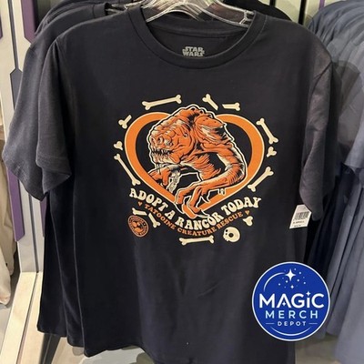 New 2026 Disney Parks Star Wars Adopt A Rancor Today T-Shirt All Sizes