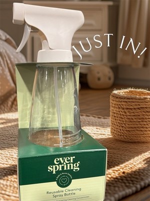 Ever Spring Reusable Cleaning Spray Bottle - 20 oz  - NEW